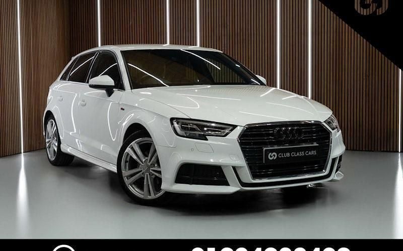 Used Audi A3 Sportback S-Line 150 HP (110 kW) 2016 White Hatchback