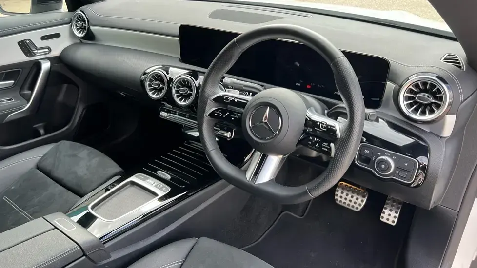 Used Mercedes CLA220 AMG Line Premium 190 HP (139 kW) 2025 White Coupe