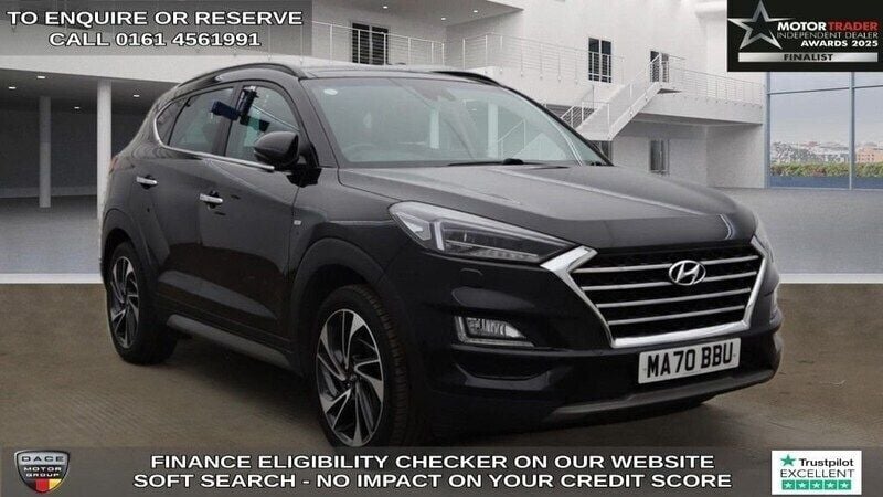 Black Used 2020 Hyundai Tucson Premium SE SUV | £16,970 (Fair price) - Image 1/4