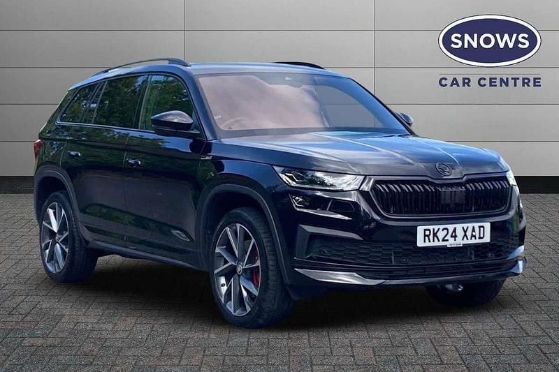 Black Used 2024 Skoda Kodiaq SportLine SUV | £37,691 (Fair price) - Image 1/4