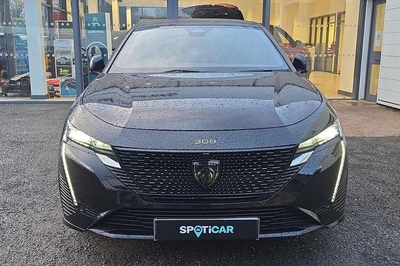 Black Used 2024 Peugeot e-308 GT Hatchback | £19,995 (Fair price) - Image 1/3