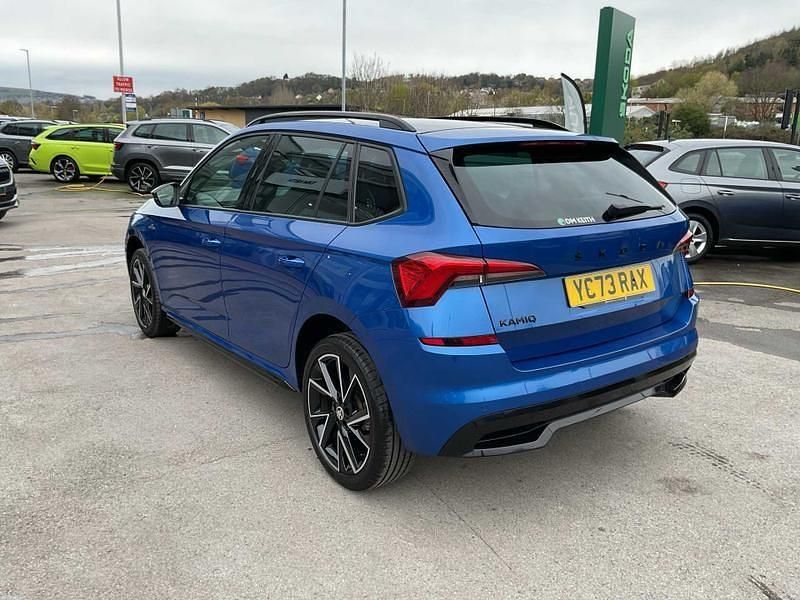 Used Skoda Kamiq Monte Carlo 110 HP (80 kW) 2023 Blue SUV