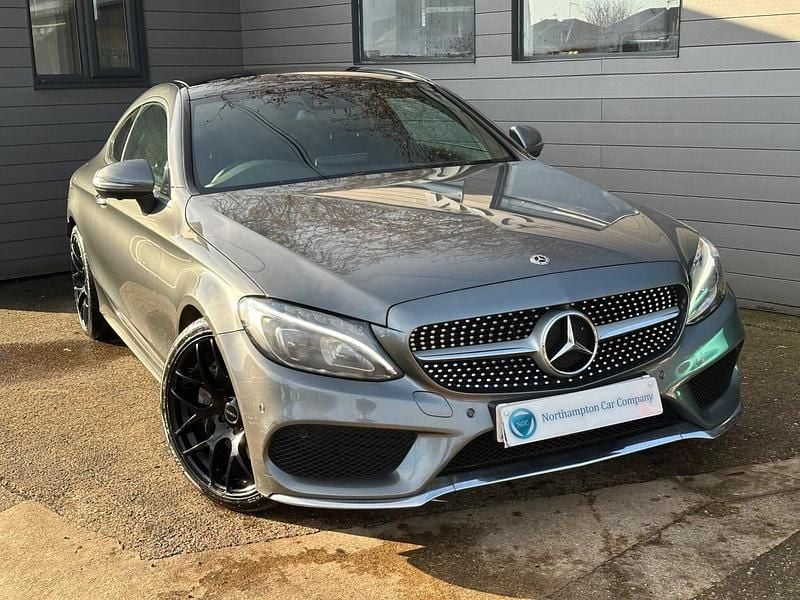 Used Mercedes C250 AMG Line Premium Plus 204 HP (150 kW) 2018 Grey Coupe