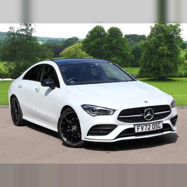 Digital white metallic Used 2022 Mercedes 200 AMG Line Premium Plus Coupe | £27,900 (Fair price) - Image 1/4