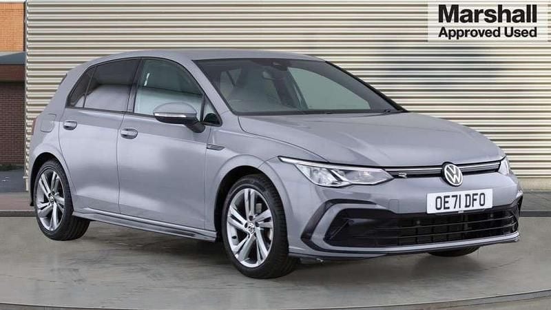 Grey Used 2022 VW Golf VIII R-line Hatchback | £18,908 (Fair price) - Image 1/4