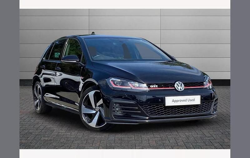 Black Used 2018 VW Golf VII GTI Hatchback | £19,650 (Fair price) - Image 1/4