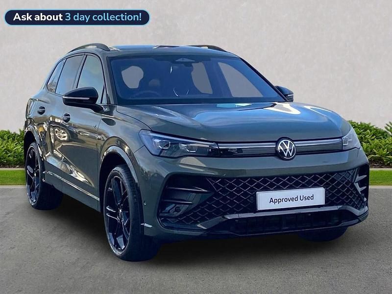Green New 2025 VW Tiguan R-line SUV | £39,586 - Image 1/2
