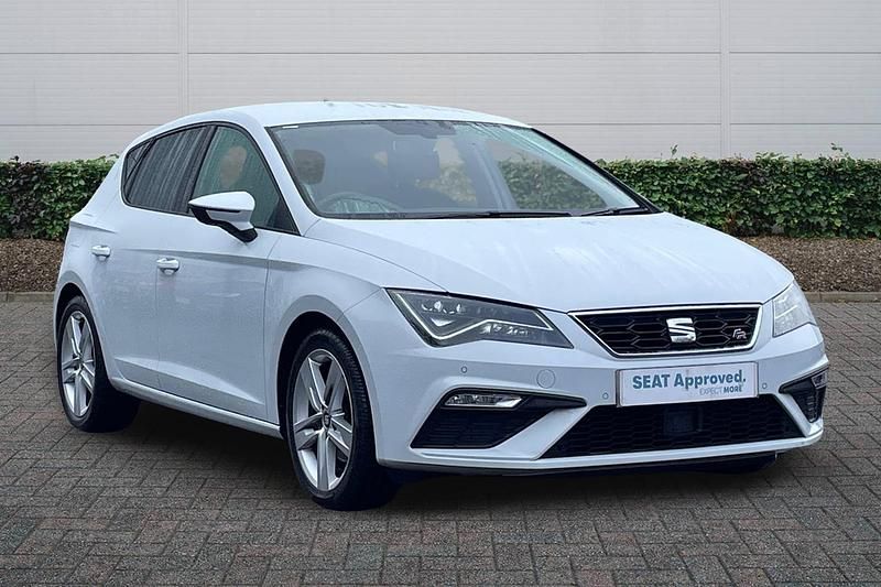 White Used 2019 Seat Leon FR Hatchback | £12,285 (Fair price) - Image 1/4