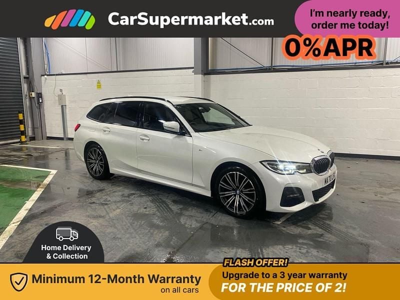 White Used 2020 BMW 320 M Sport Estate | £28,697 - Image 1/3