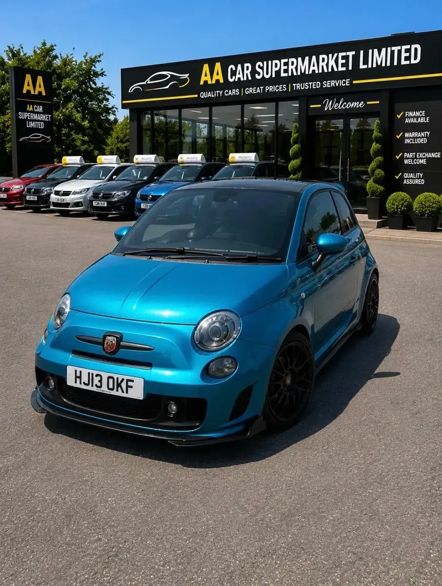 Used Abarth 595 Turismo 160 HP (117 kW) 2013 Blue Hatchback