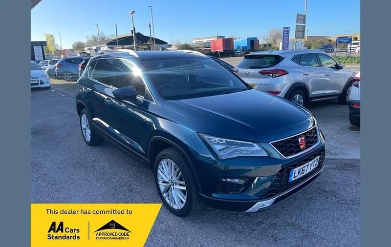 Blue Used 2017 Seat Ateca XCELLENCE SUV | £10,495 (Fair price) - Image 1/4