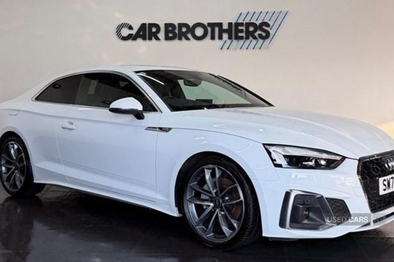 Used Audi A5 S-Line 2022 White Coupe