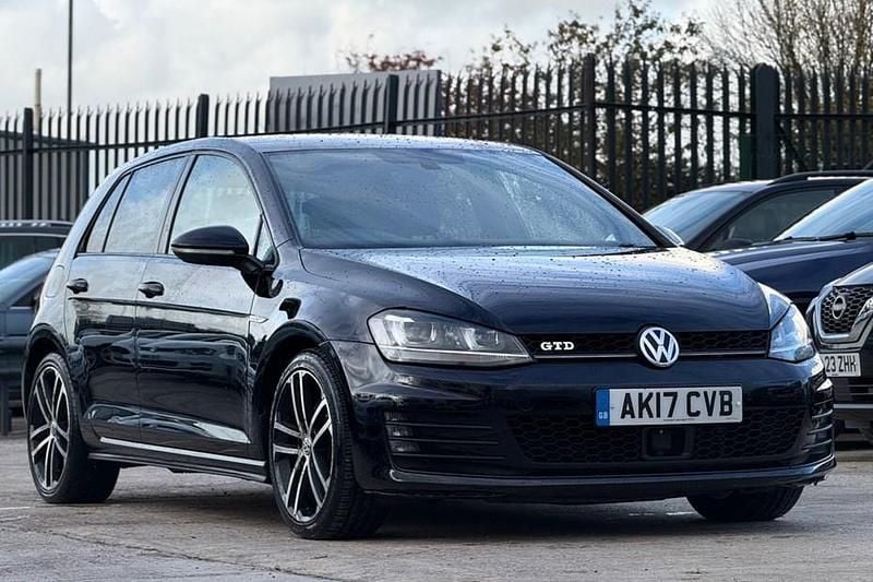 Black Used 2017 VW Golf VII GTD Hatchback | £13,998 (Fair price) - Image 1/1