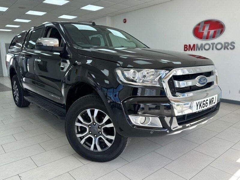 Black Used 2017 Ford Ranger Limited Pickup | £15,695 (Good price) - Image 1/4