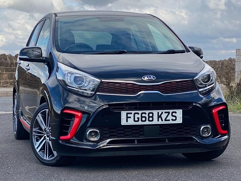 Midnight black Used 2018 Kia Picanto GT-Line S Hatchback | £9,990 (Fair price) - Image 1/4