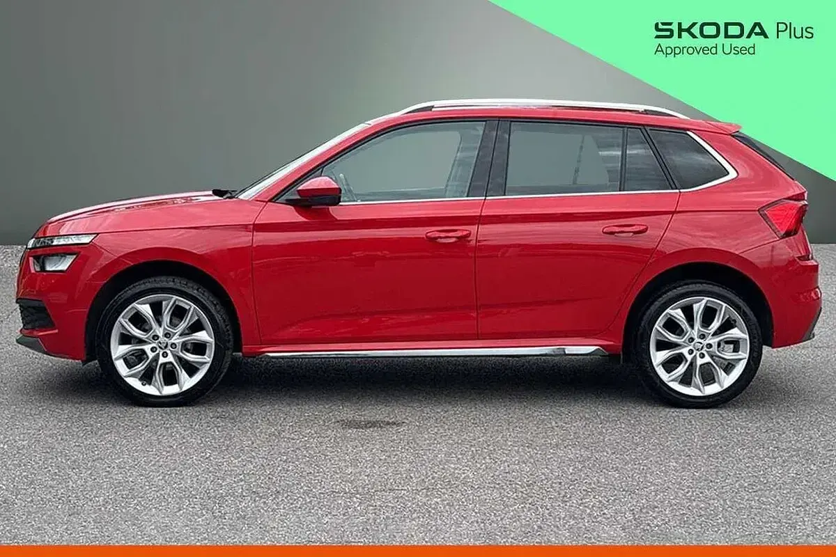 Used Skoda Kamiq SE L 110 HP (80 kW) 2021 Corrida red SUV