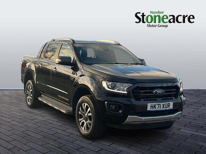 Black Used 2021 Ford Ranger Wildtrack Pickup | £17,995 (Good price) - Image 1/4