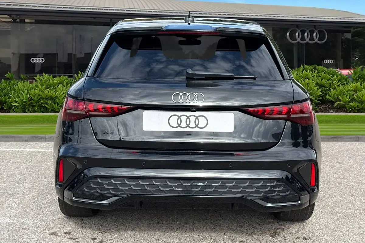 New Audi A3 Sportback S-Line 2026 Black Hatchback