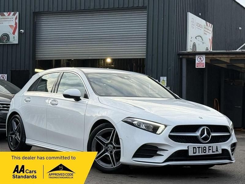 White Used 2018 Mercedes A200 AMG Line Premium Hatchback | £16,490 (Fair price) - Image 1/4