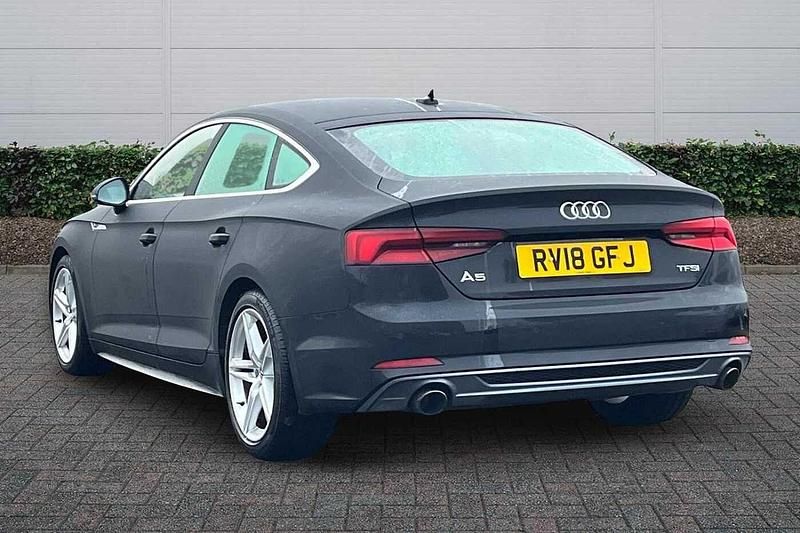 Used Audi A5 S-Line 2018 Black Hatchback