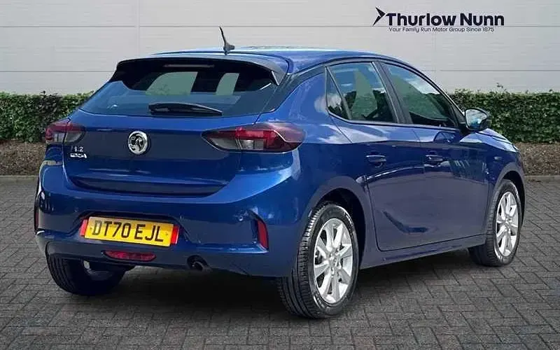 Used Vauxhall Corsa 75 HP (55 kW) 2021 Blue Hatchback