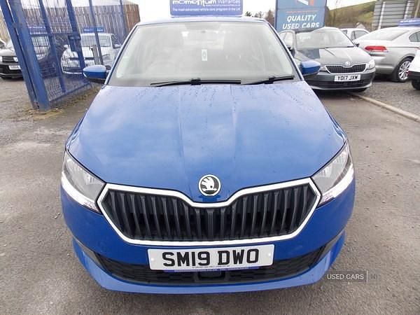 Used Skoda Fabia SE 75 HP (55 kW) 2019 Blue Hatchback