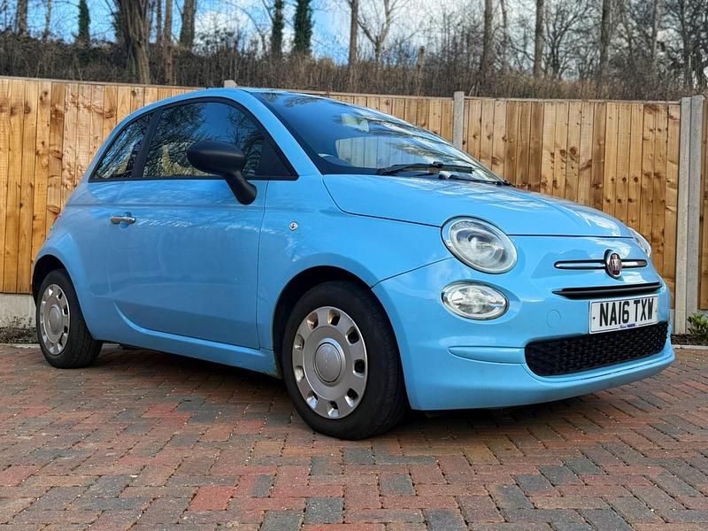 Used Fiat 500 Pop 69 HP (50 kW) 2016 Blue Hatchback