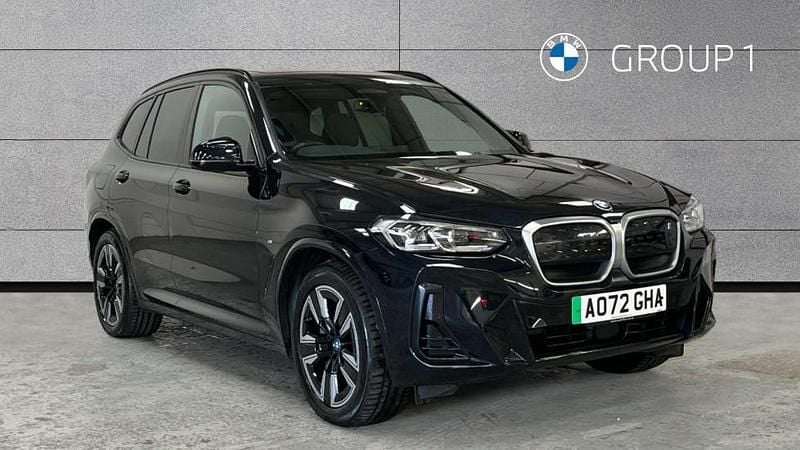 Black Used 2022 BMW iX3 M Sport SUV | £27,950 (Fair price) - Image 1/4