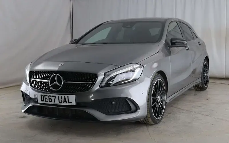 Used Mercedes A200 AMG Line Premium 136 HP (100 kW) 2017 Grey Hatchback