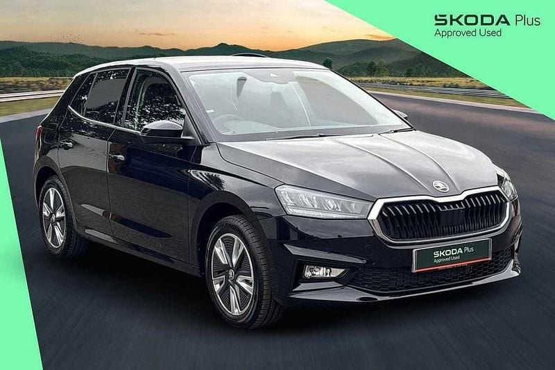 Black magic pearl effect New 2024 Skoda Fabia SE L Hatchback | £18,531 (Fair price) - Image 1/4