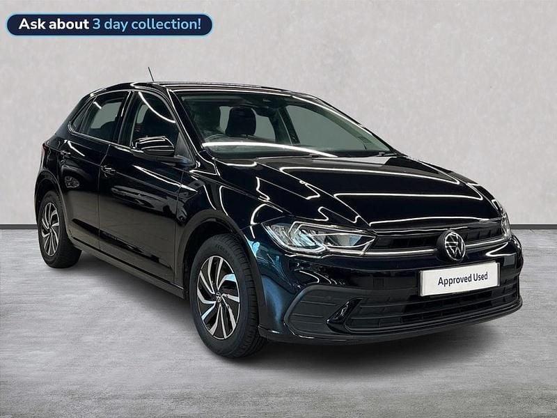 Black Used 2021 VW Polo Life Hatchback | £14,499 (Fair price) - Image 1/4