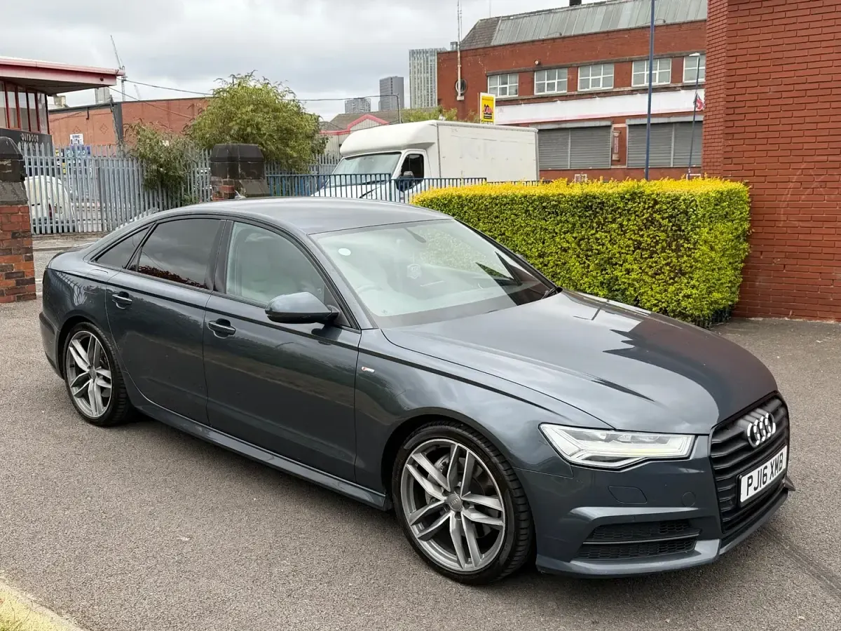 Used Audi A6 Black Edition 272 HP (200 kW) 2016 Blue Sedan