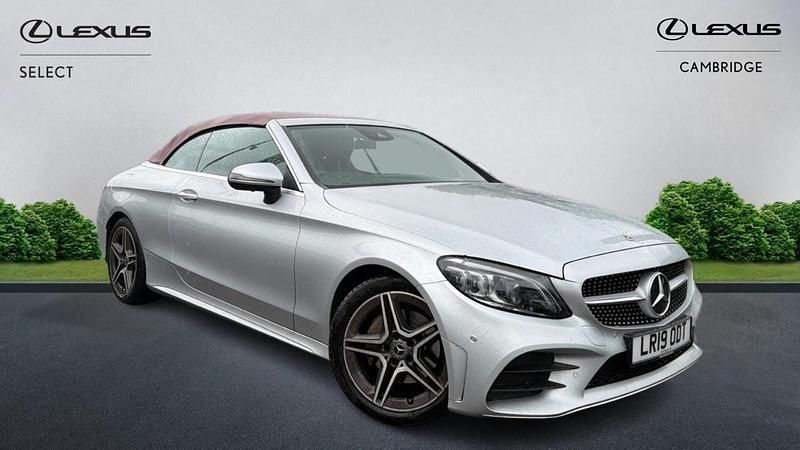 Silver Used 2019 Mercedes C200 AMG Line Premium Plus Cabriolet | £20,995 (Fair price) - Image 1/3