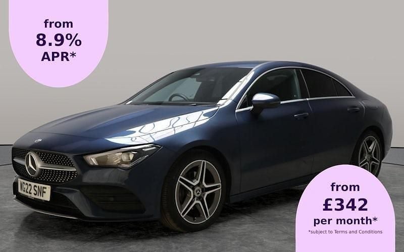 Blue Used 2022 Mercedes CLA180 AMG line Sedan | £25,265 (Fair price) - Image 1/2