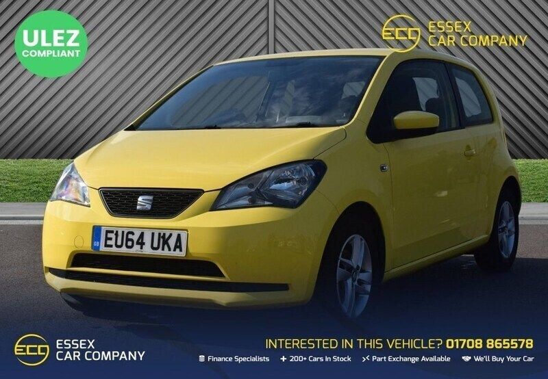 Yellow Used 2014 Seat Mii Ecomotive Hatchback | £3,650 (Fair price) - Image 1/4