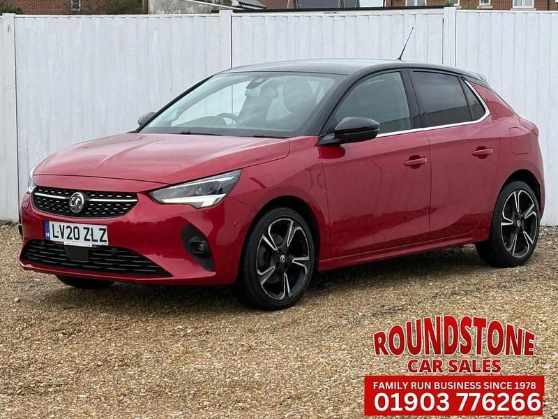 Used Vauxhall Corsa Elite 100 HP (73 kW) 2020 Red Hatchback