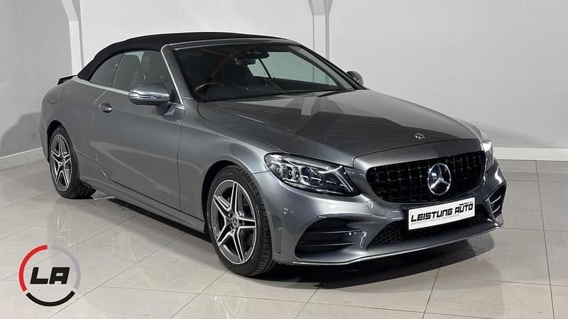 Grey Used 2020 Mercedes C220 AMG Line Premium Cabriolet | £19,990 (Good price) - Image 1/4
