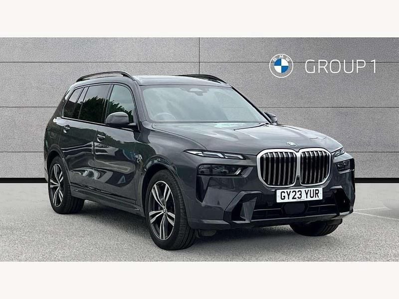 Grey Used 2023 BMW X7 M Sport SUV | £64,950 (Fair price) - Image 1/4