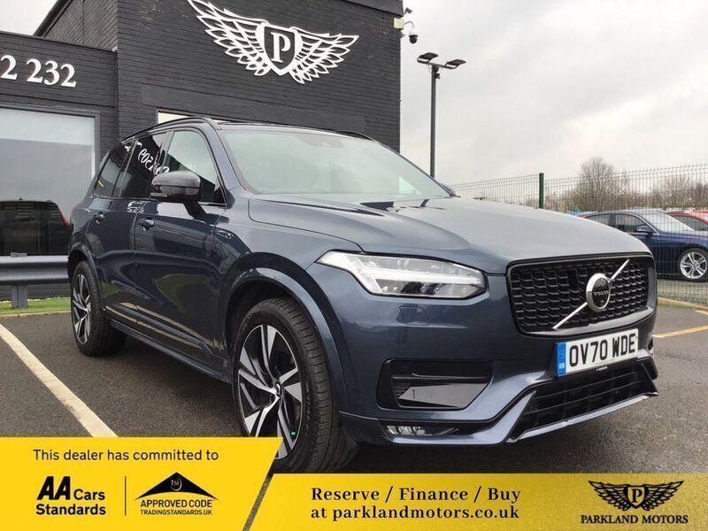 Blue Used 2020 Volvo XC90 R-Design SUV | £25,678 (Fair price) - Image 1/4