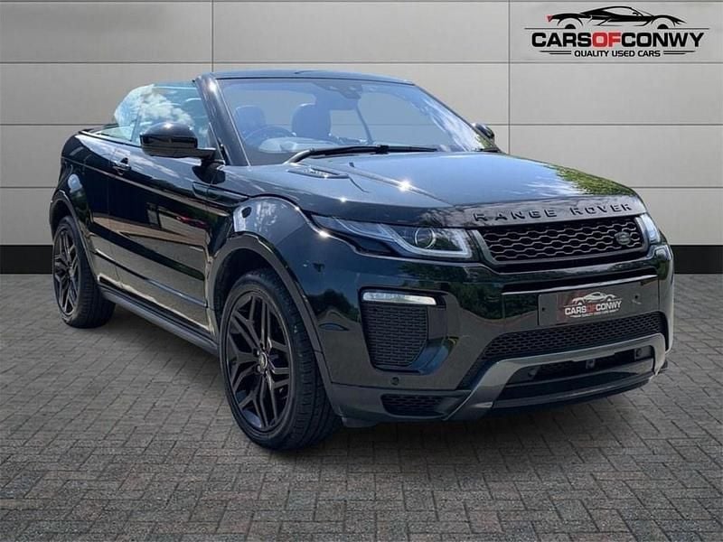 Black Used 2017 Land Rover Range Rover evoque HSE Dynamic Cabriolet | £17,995 (Fair price) - Image 1/4