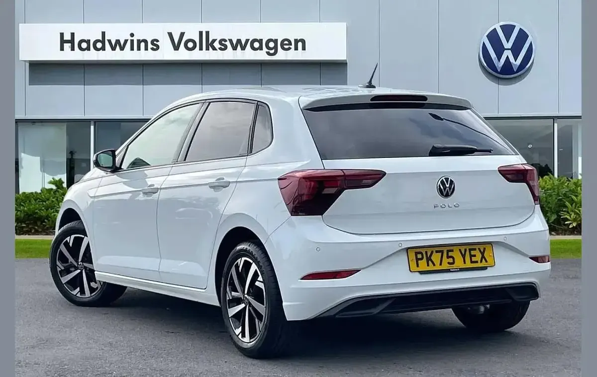 Used VW Polo Match 95 HP (69 kW) 2025 White Hatchback