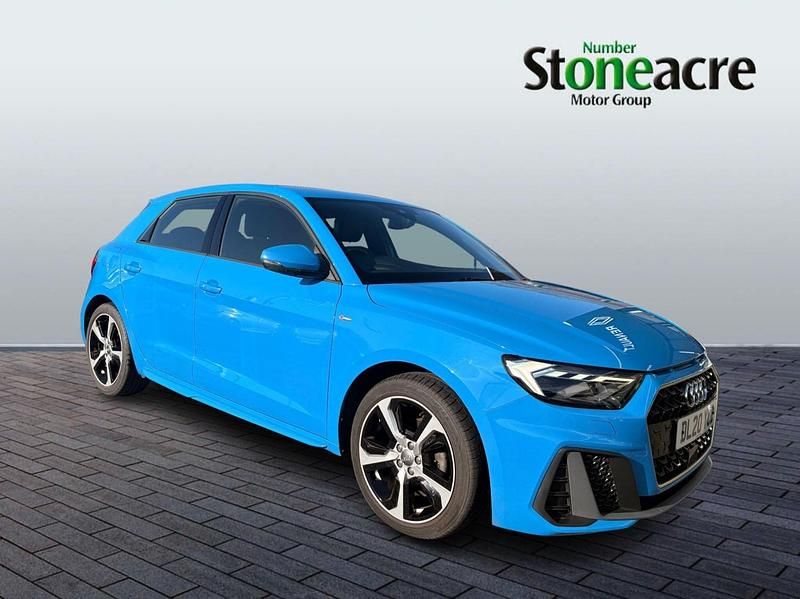 Used Audi A1 Sportback S-Line 116 HP (85 kW) 2020 Blue Hatchback