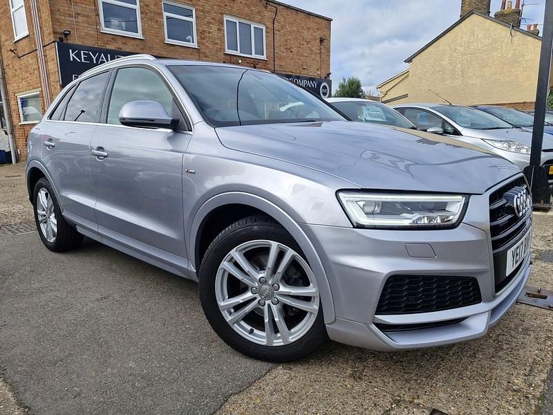Silver Used 2017 Audi Q3 S-Line SUV | £13,995 (Fair price) - Image 1/4