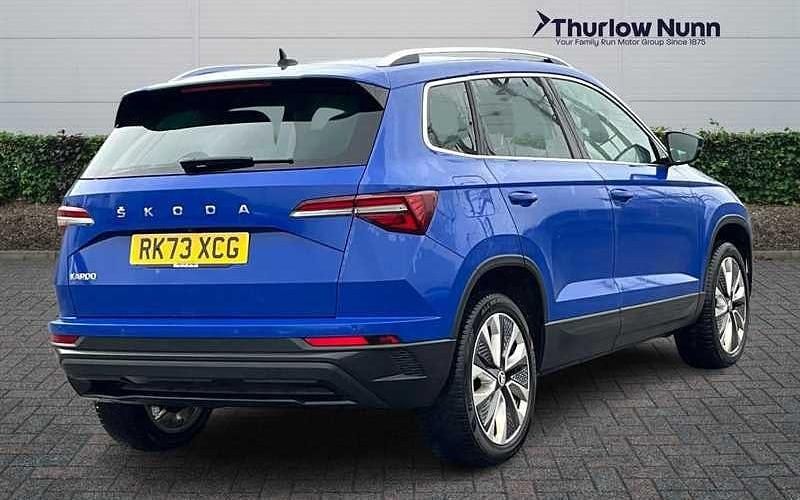 Used Skoda Karoq SE L 116 HP (85 kW) 2023 Blue SUV