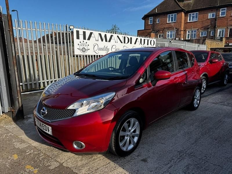 Used Nissan Note Acenta 98 HP (72 kW) 2014 Red Hatchback