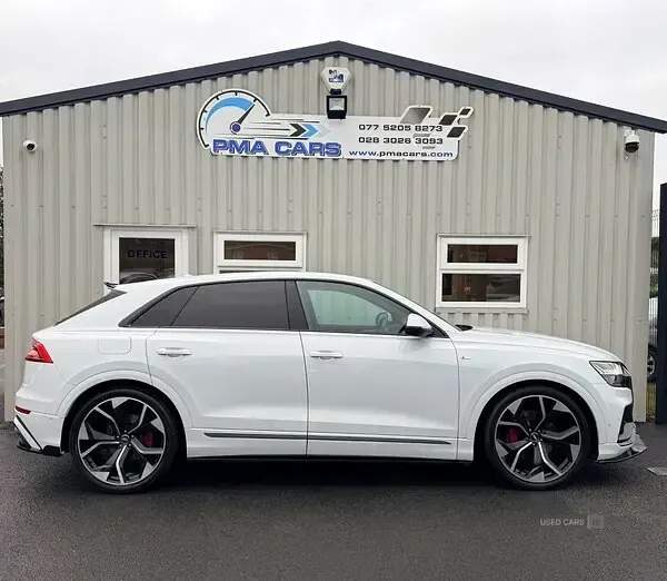 Used Audi Q8 S-Line 286 HP (210 kW) 2021 White SUV