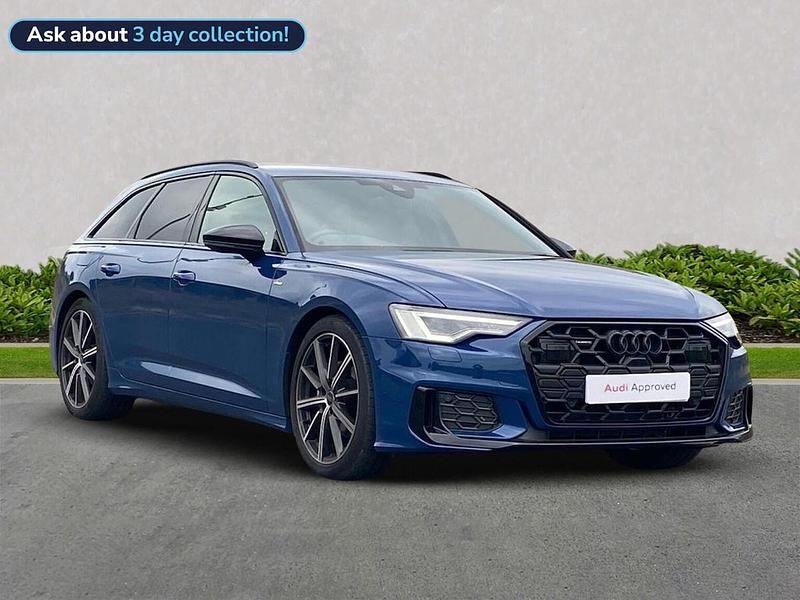 Blue Used 2024 Audi A6 Black Edition Estate | £41,610 (Expensive) - Image 1/4