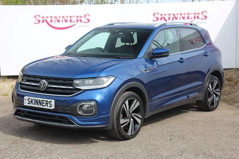 Used VW T-Cross R-line 150 HP (110 kW) 2021 Blue SUV