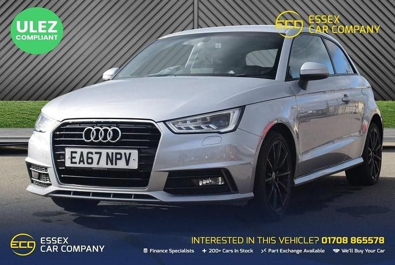 Silver Used 2017 Audi A1 S-Line Hatchback | £11,495 (Fair price) - Image 1/4