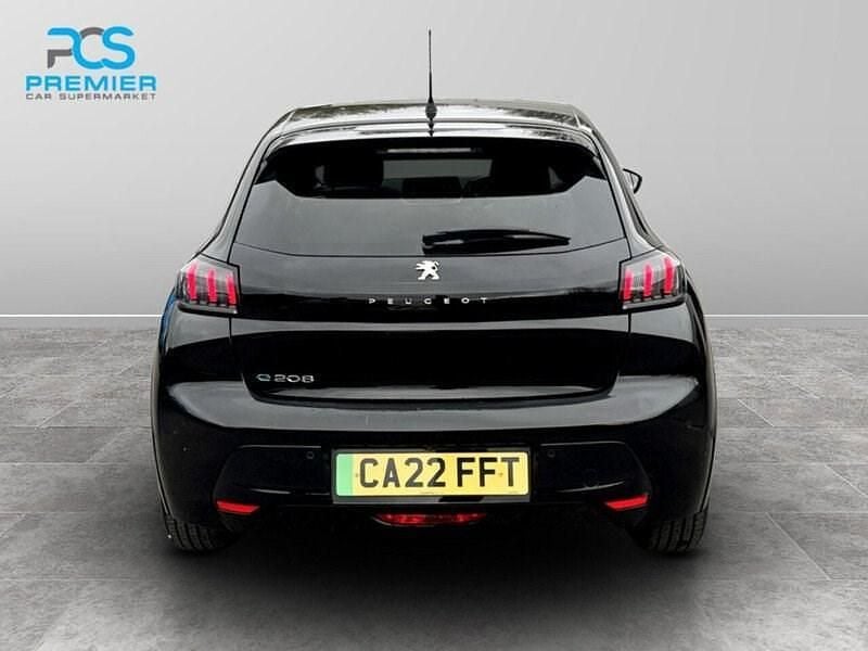 Used Peugeot e-208 Allure Premium 100 kW (136 HP) 2022 Black Hatchback